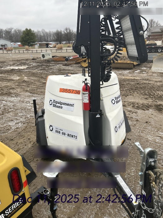 2023 Generac MLT2 Diesel, Flex Switch 120V Input, Powerzone Controller, 
(4) 320W LED Lights, 4kW Generator, 39.9 Gal Fuel Tank, 2" Ball, T3