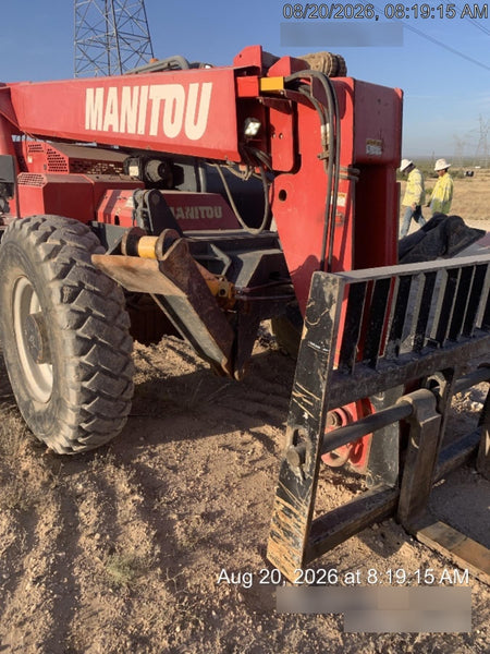 2018 Manitou 12042 Manitou MTA 12042 w/Open ROPS, Work Lights/Strobe, Aux Hyd, Solid Tires, Lift Hook, 66" Carriage, 72" Forks, Outriggers