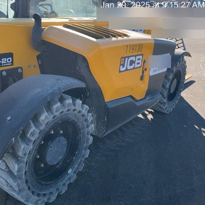 2020 JCB 505-20TC Canopy, Solid Tires, Work Lights, Beacon, Aux Hydraulics, Back up Alarm, ES Decals