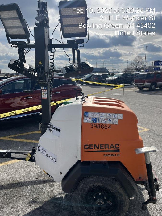 2024 Generac MLT2 Diesel, Flex Switch 120V Input, Powerzone Controller, 
(4) 320W LED Lights, 4kW Generator, 39.9 Gal Fuel Tank, 2" Ball, T3