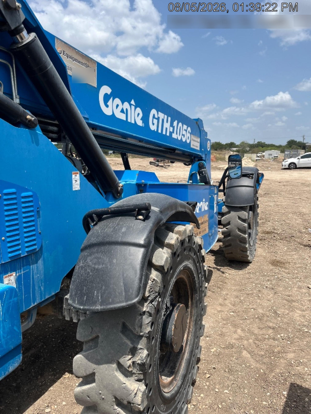 2018 Genie GTH-1056 Genie GTH-1056 w/ROPS, Work Lights, Solid Tires, RH Cab Mesh, Beacon, 60" Carriage and Forks