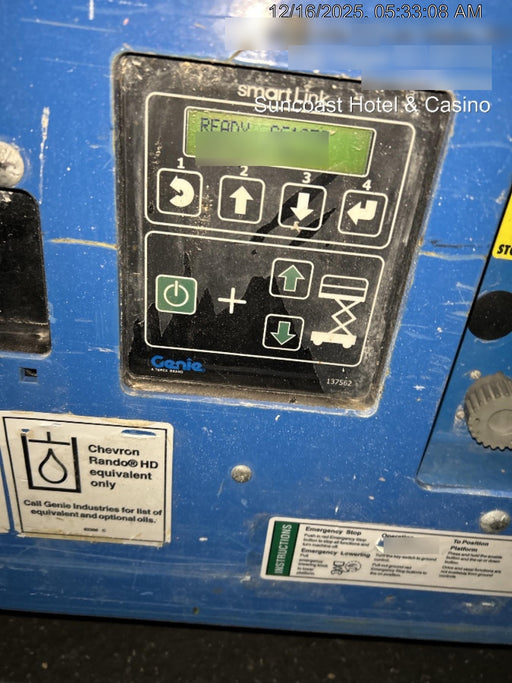 2019 Genie GS-1930 Fixed rails with chain Entry