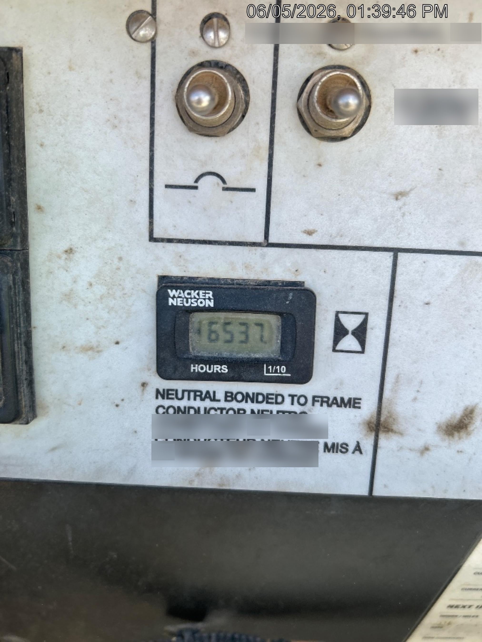 2019 Wacker Neuson LTV6L-MH Wacker Neuson LTV6L Mobile Light Tower w/Fuel Level Sensor Installed