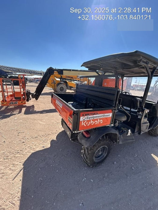 2022 Kubota RTV-X1140W-H Plastic Canopy, Windshield Acrylic Clear, LED Strobe Light, Wire Harness Kit, Back up Alarm