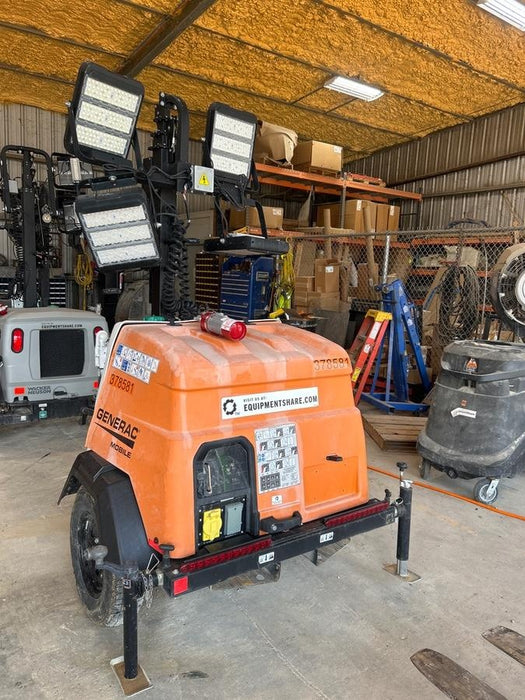 2023 Generac MLT2 Diesel, Flex Switch 120V Input, Powerzone Controller, 
(4) 320W LED Lights, 4kW Generator, 39.9 Gal Fuel Tank, 2" Ball, T3