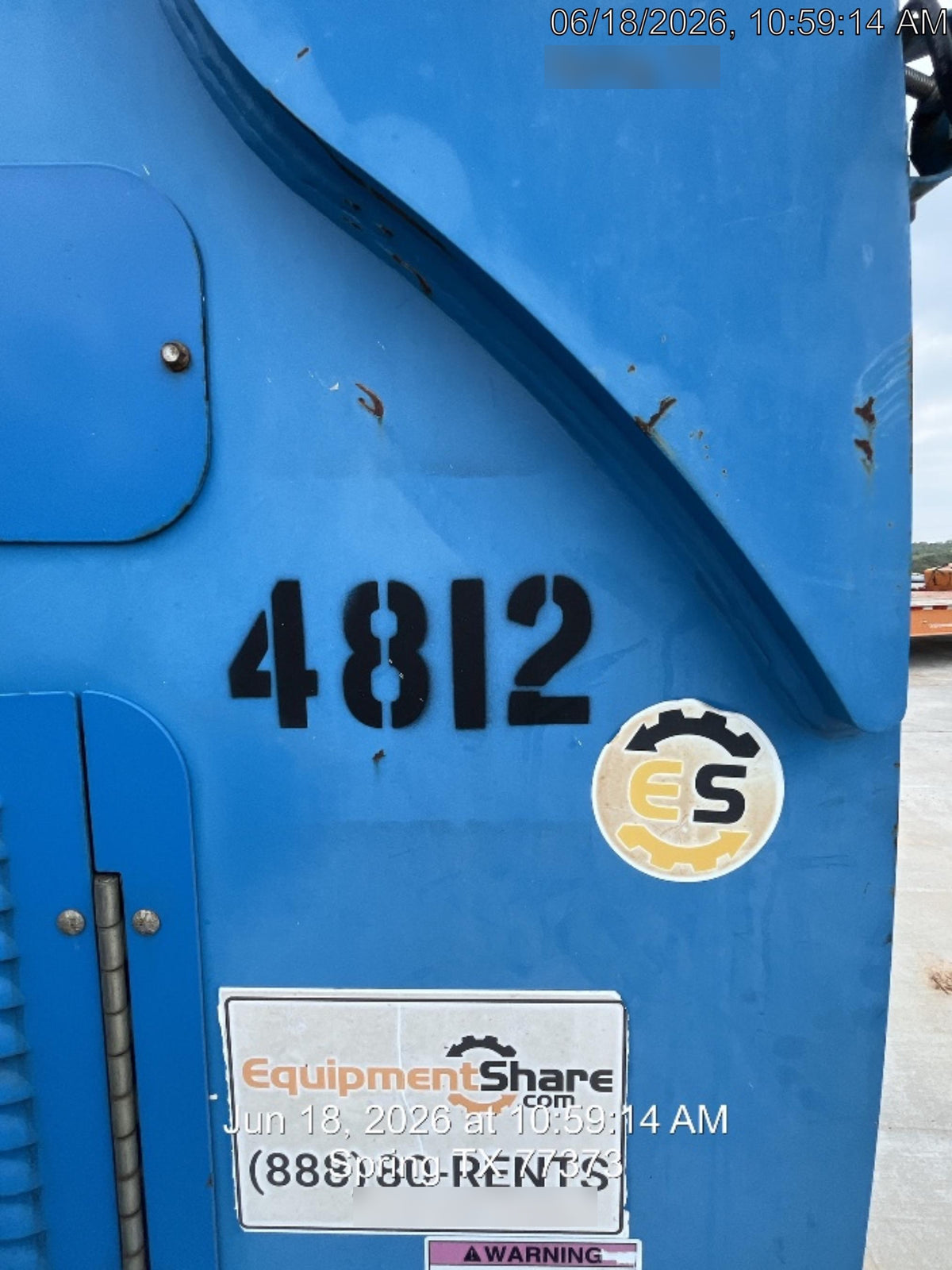 2017 Genie GTH-1056 Genie GTH1056, Solid Tires, 60" carriage, Light Kit, Open ROPS