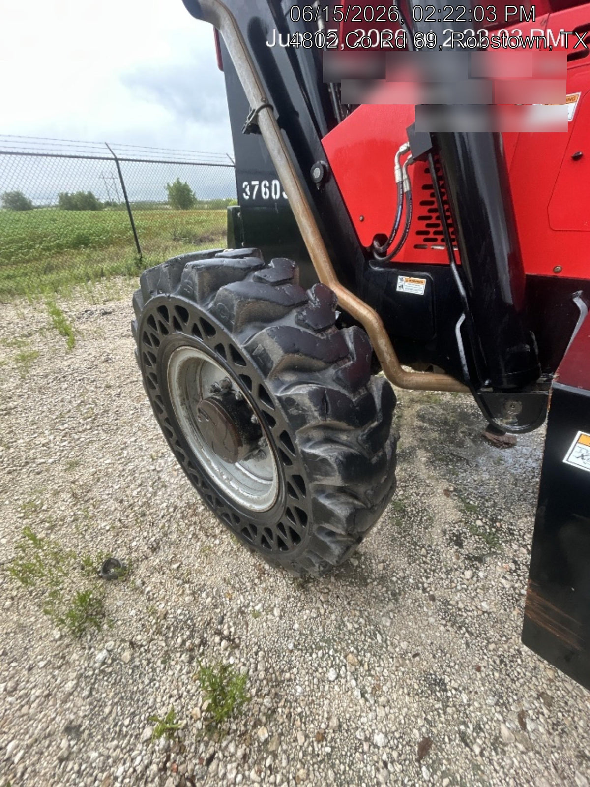 2019 Manitou MTA10055 Cab/Heat/Air, 120 HP, Solid Tires, Work Lights, Lift Hook, Auxiliary Hydraulics 66" Carriage and 60" Forks