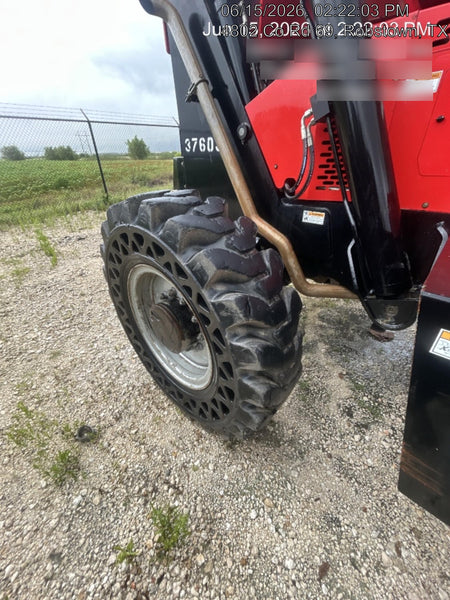 2019 Manitou MTA10055 Cab/Heat/Air, 120 HP, Solid Tires, Work Lights, Lift Hook, Auxiliary Hydraulics 66" Carriage and 60" Forks