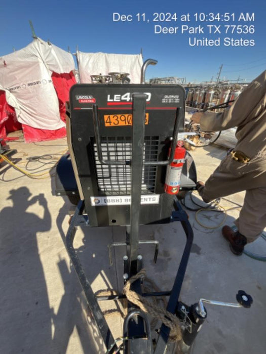 2024 Lincoln Electric LE400 Kubota V1505, Trlr, Cable Rack, Light Kit, ES Decals, T3