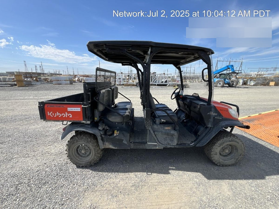 2022 Kubota RTV-X1140W-H Plastic Canopy, Windshield Acrylic Clear, LED Strobe Light, Wire Harness Kit, Back up Alarm