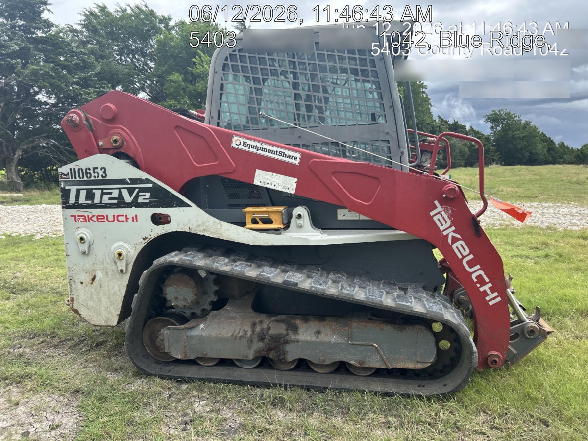 2020 Takeuchi TL12V2-CR Cab, Rubber Track