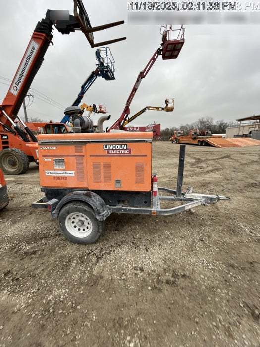 2021 Lincoln Electric Vantage 549X Ready Pak 3, ORANGE (includes trailer, cable rack, fender light kit)