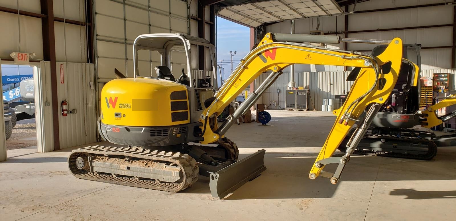 2018 Wacker Neuson EZ53 EZ53 12K Track Excavator, TRK,LGD,CNPY,PC, TRK,LGD,CNPY,PC, Manual QC, Hydraulic Thumb, Buckets: 24" , 18"