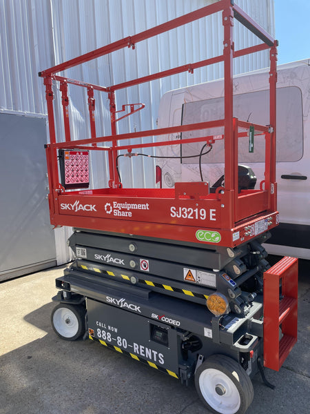 2024 Skyjack SJ3219 Electric Drive, Sld NM Tires, DBcns, RFRails, Power to Platform, T3 + Access Control