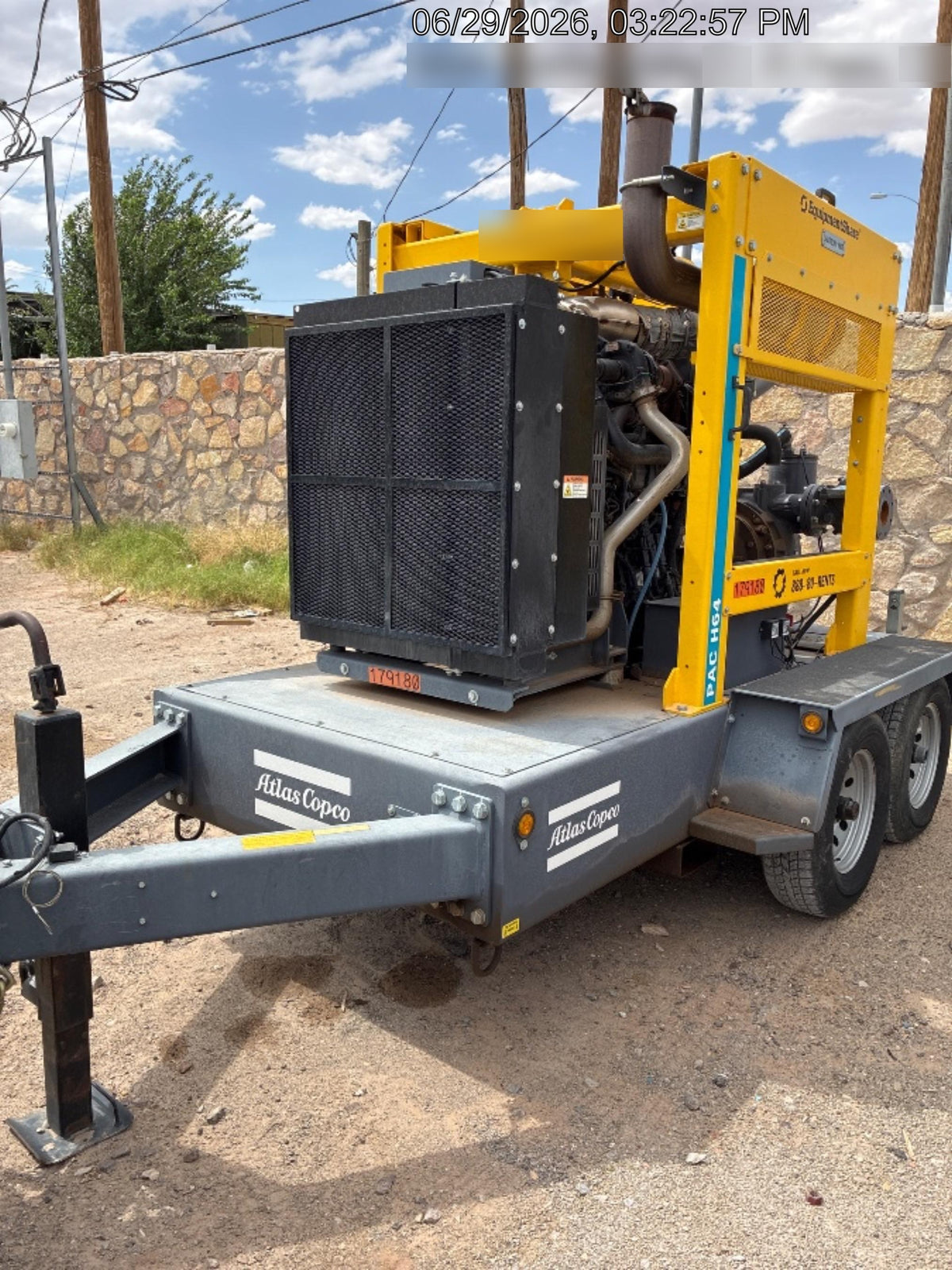 2021 ATLAS COPCO PAC H64 JD