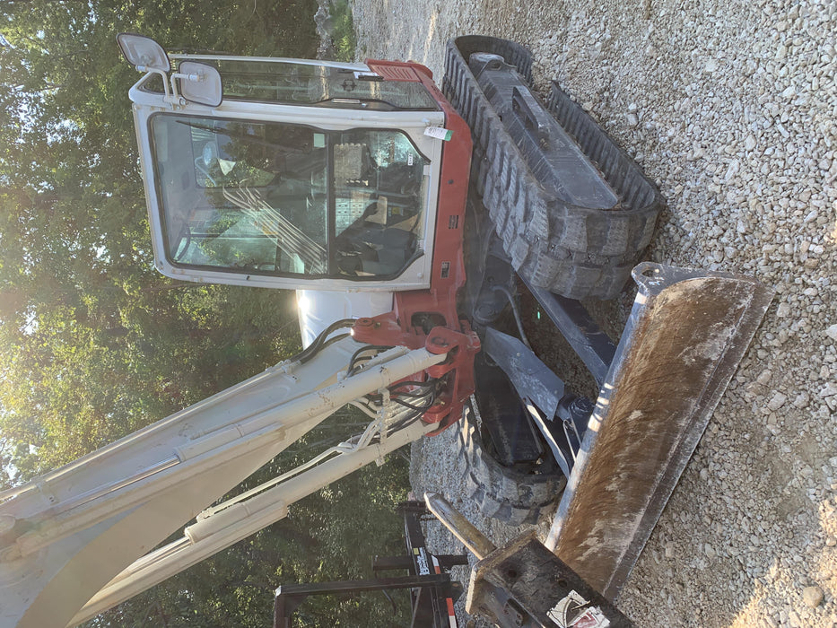 2019 Takeuchi TB290 Takeuchi TB290 Cab/Heat/AC w/Rubber Tracks, Auxiliary Hydraulics, Dozer Blade, Manual QC, 18/24/36" Buckets, Hydraulic Thumb Installed