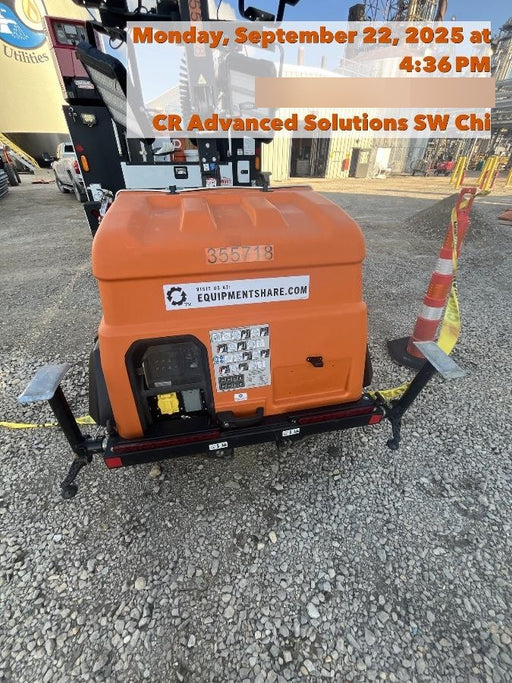 2023 Generac MLT2 Diesel, Flex Switch 120V Input, Powerzone Controller, 
(4) 320W LED Lights, 4kW Generator, 39.9 Gal Fuel Tank, 2" Ball, T3