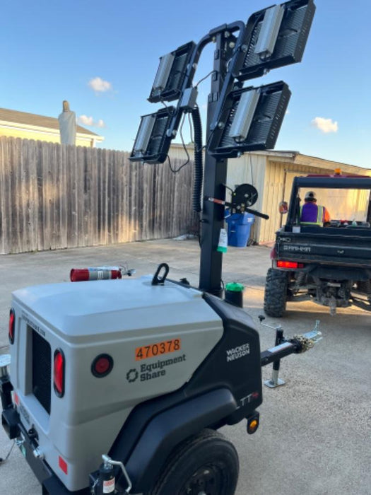 2024 Wacker Neuson LTT4 Diesel, Kohler KDW702, Deep Sea Controller, Auto Start, LED 320W, Bypass Outlet, T3