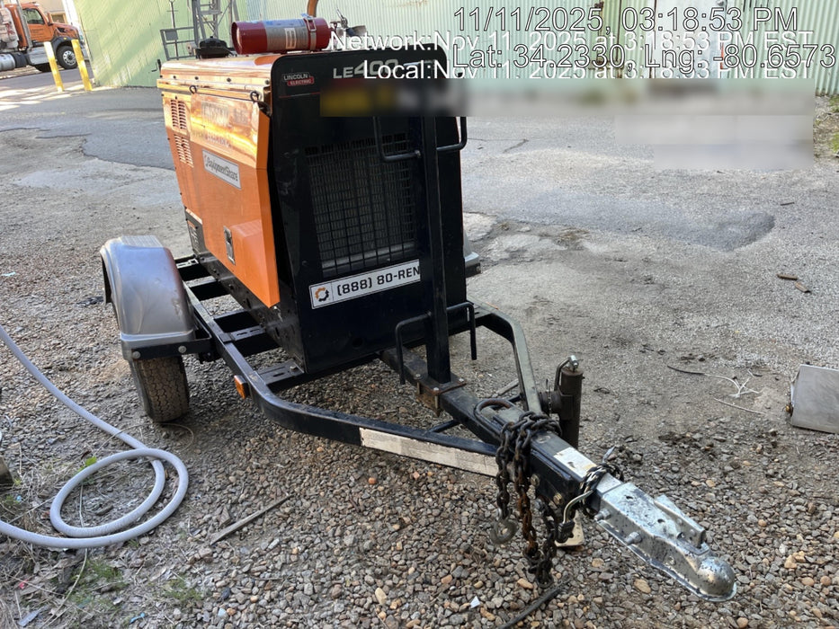 2022 Lincoln Electric LE400 Kubota V1505, Trlr, Cable Rack, Light Kit, ES Decals, T3