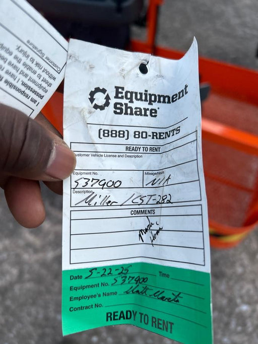 2025 MILLER ELECTRIC CST-282