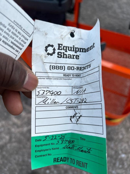 2025 MILLER ELECTRIC CST-282