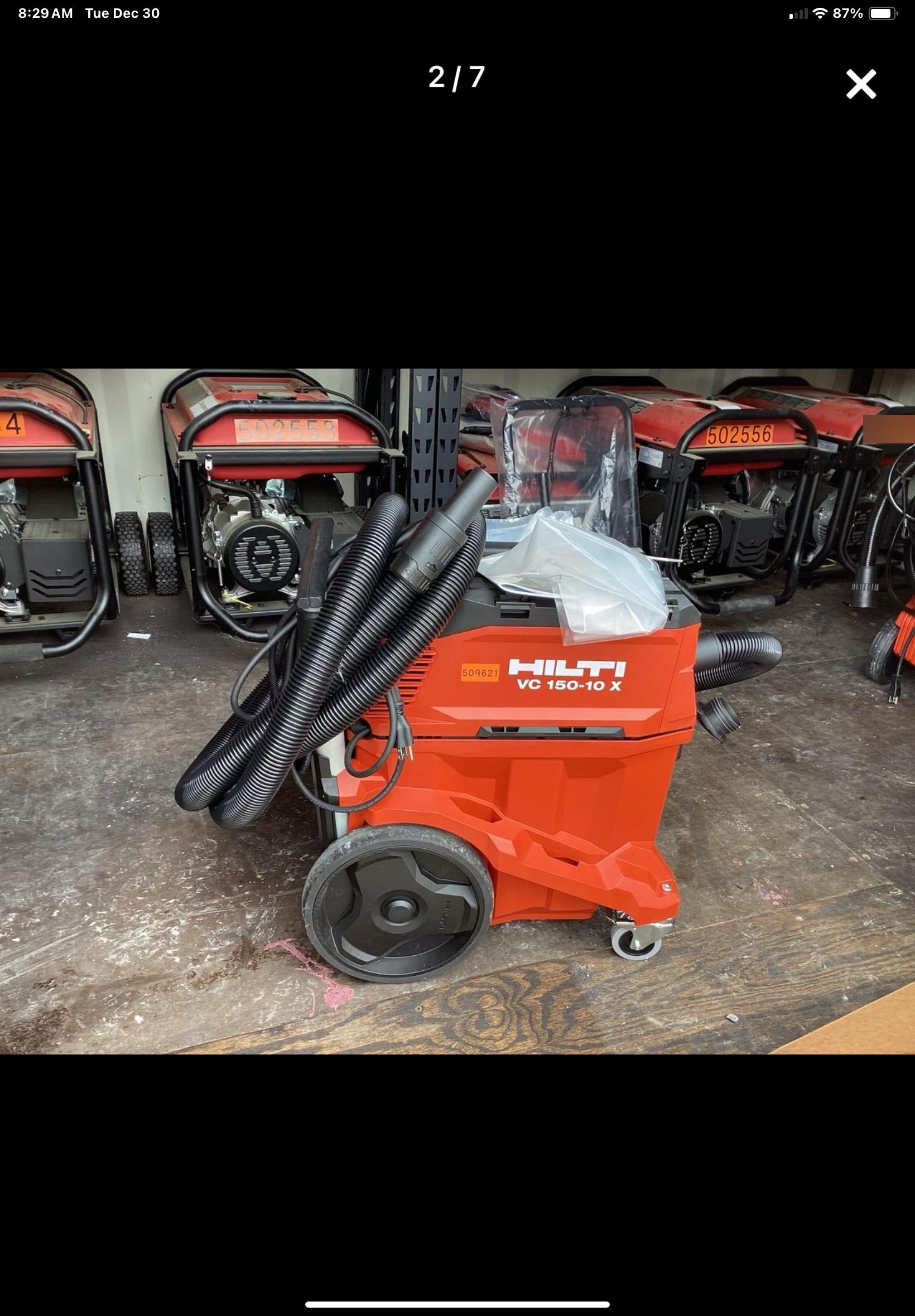 2025 HILTI VC 150-10 X
