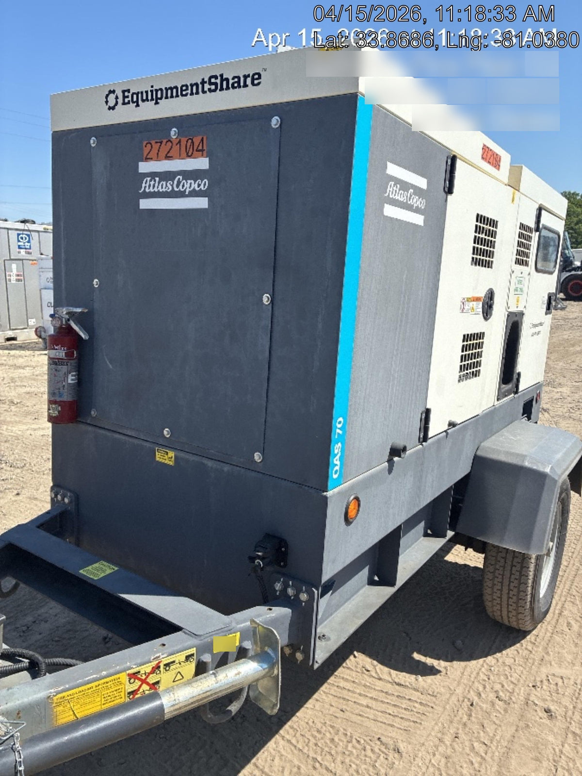2022 ATLAS COPCO QAS 70