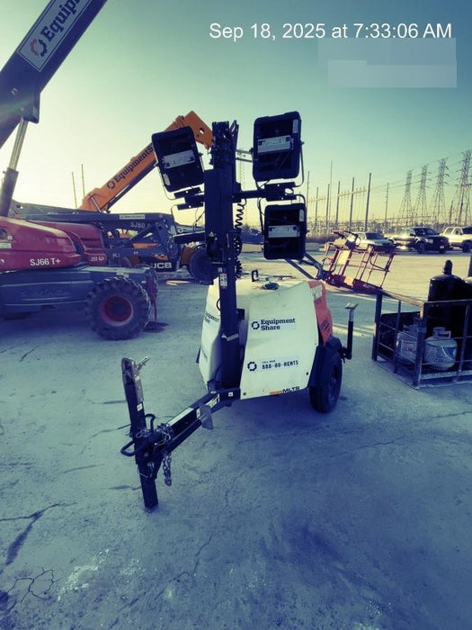 2024 Generac MLT2 Diesel, Flex Switch 120V Input, Powerzone Controller, 
(4) 320W LED Lights, 4kW Generator, 39.9 Gal Fuel Tank, 2" Ball, T3