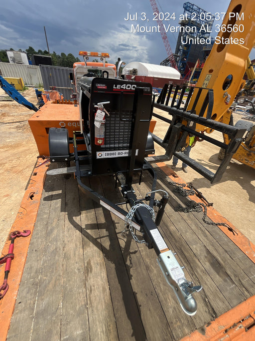 2024 Lincoln Electric LE400 Kubota V1505, Trlr, Cable Rack, Light Kit, ES Decals, T3