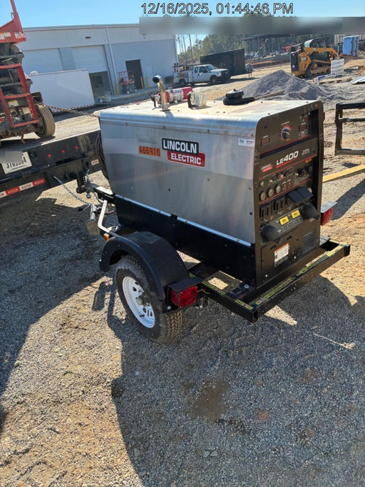 2024 Lincoln Electric LE400 Kubota V1505, Trlr, Cable Rack, Light Kit, ES Decals, T3