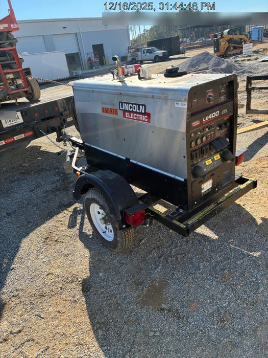 2024 Lincoln Electric LE400 Kubota V1505, Trlr, Cable Rack, Light Kit, ES Decals, T3