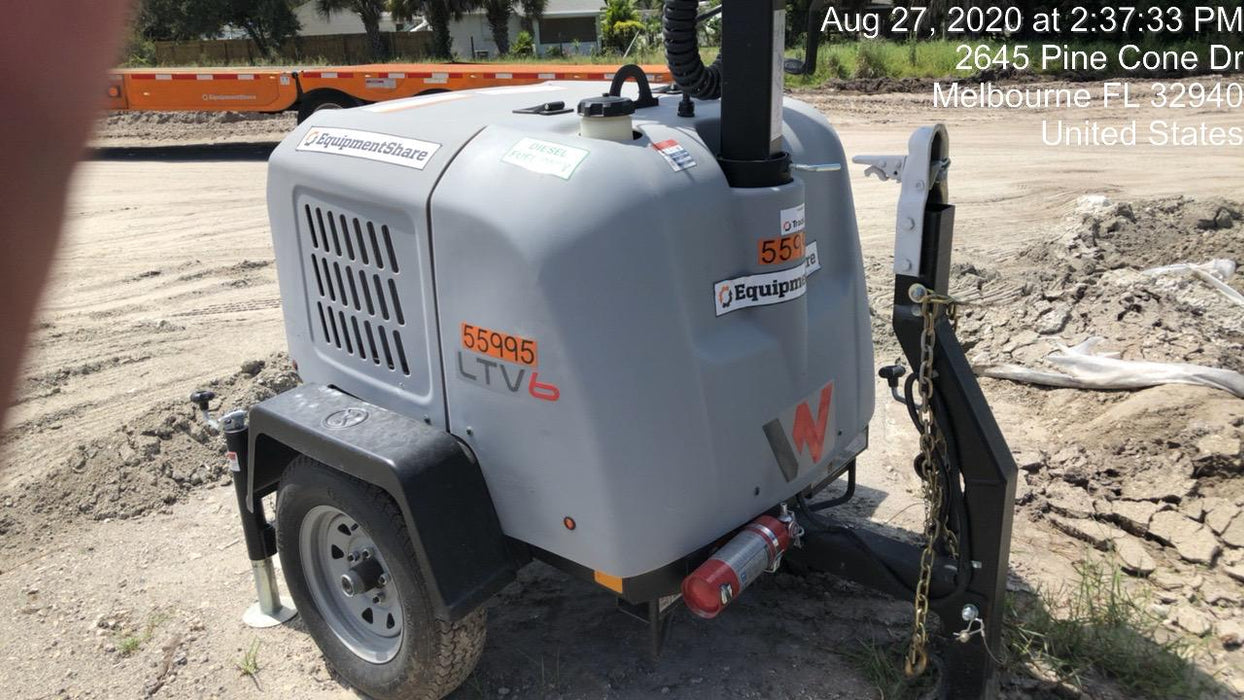 2019 Wacker Neuson LTV6K-LED Standard LED Towable Light Tower w/None