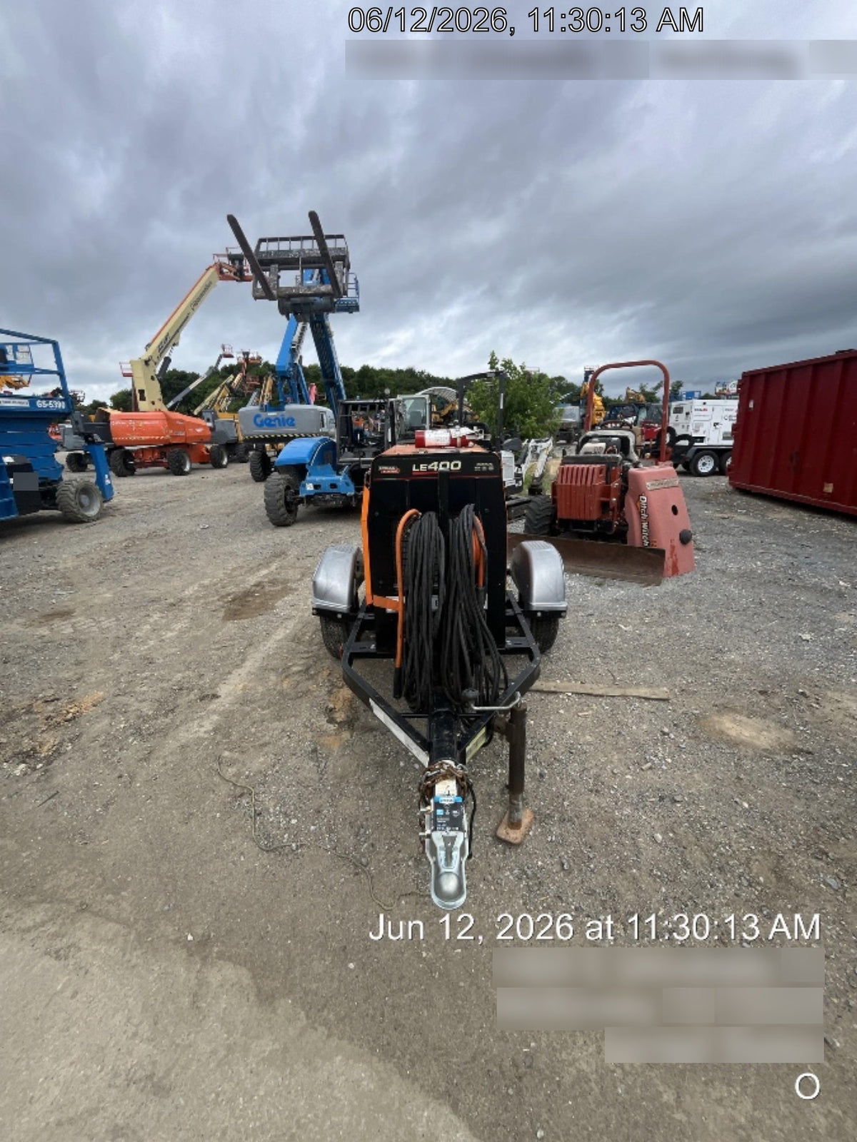 2022 Lincoln Electric LE400 Kubota V1505, Trlr, Cable Rack, Light Kit, ES Decals, T3