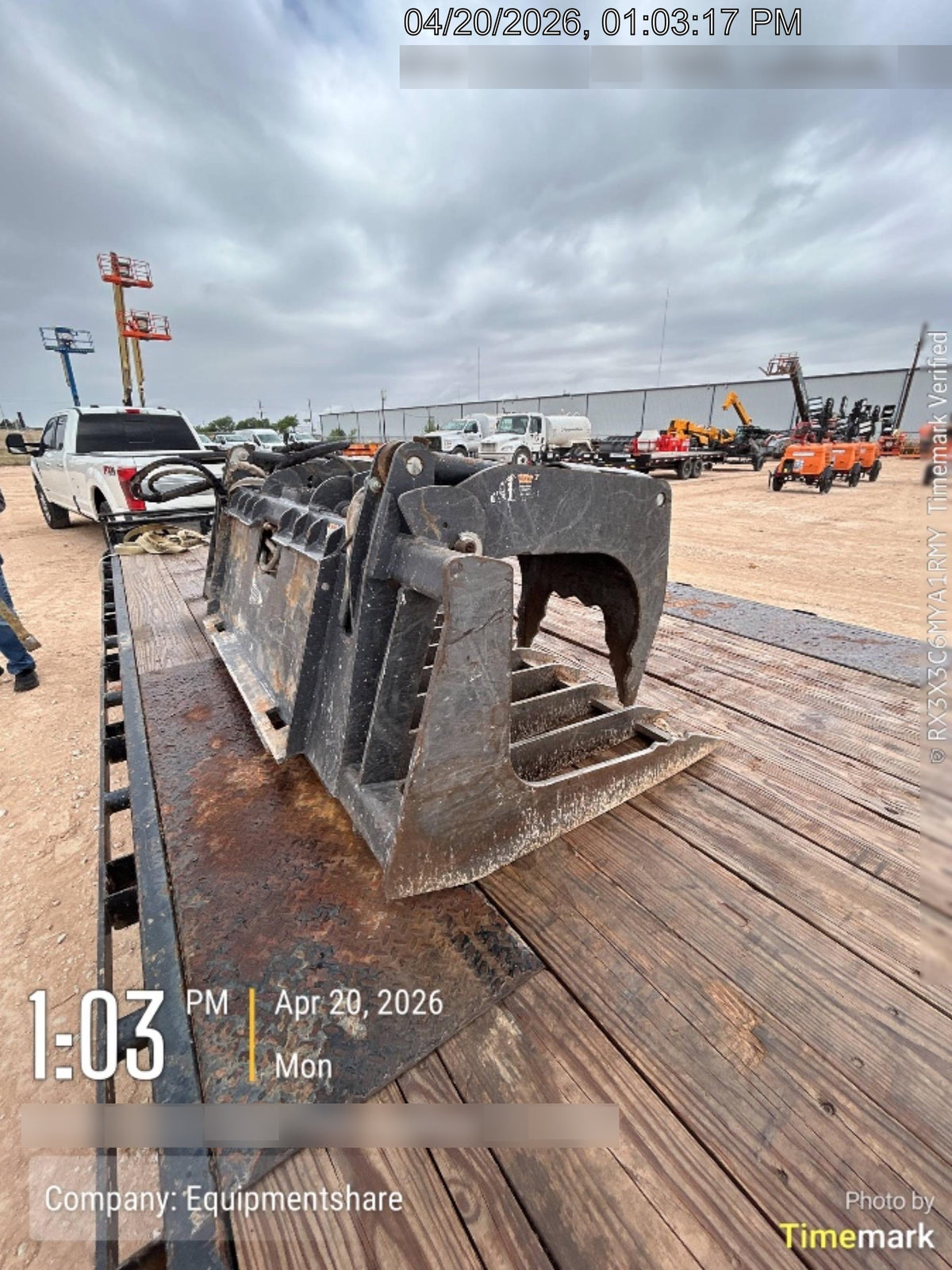 2018 PALADIN 78" Skeleton Grapple Bucket - Paladin