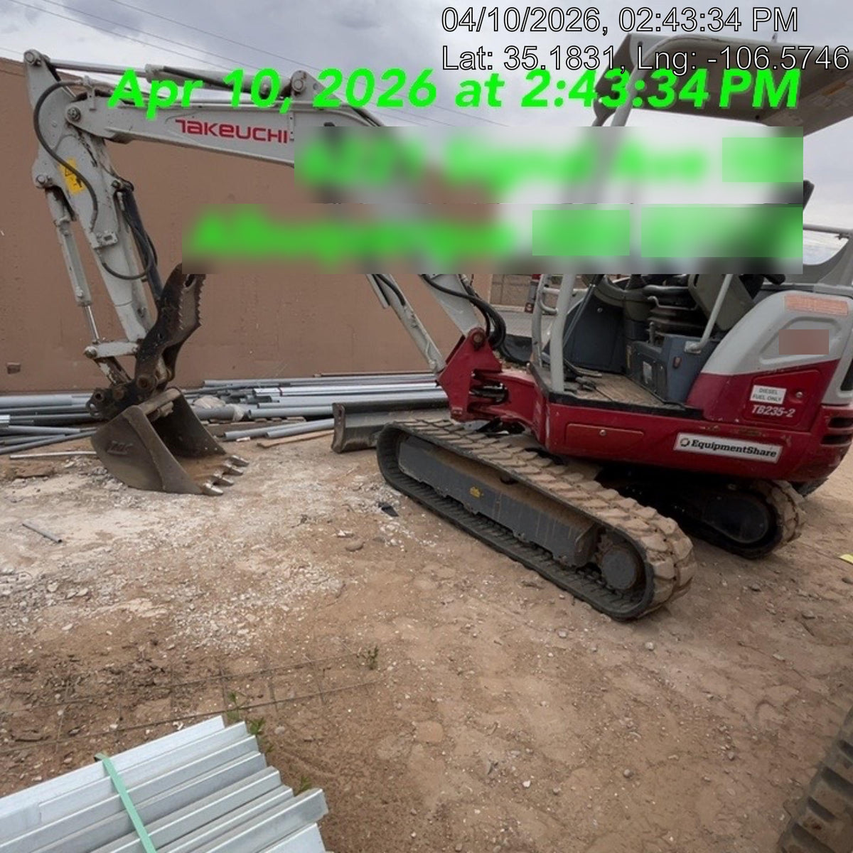 2020 TAKEUCHI TB235-2R
