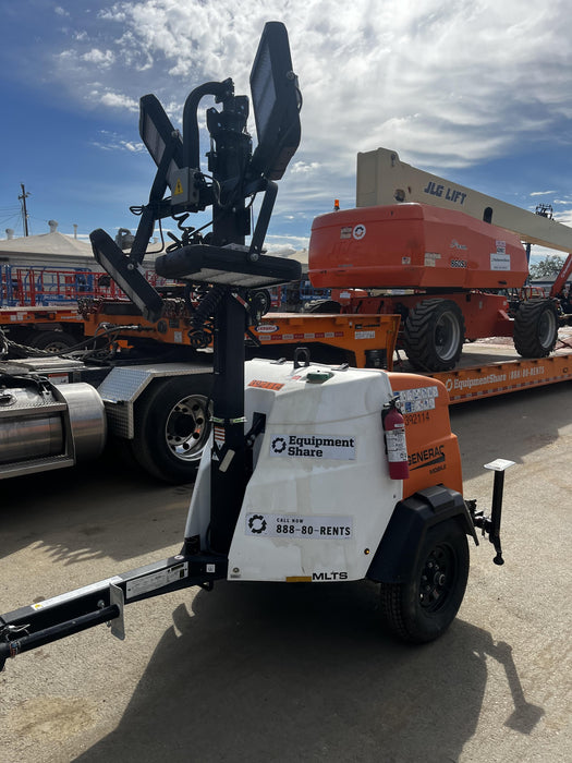 2024 Generac MLT2 Diesel, Flex Switch 120V Input, Powerzone Controller, 
(4) 320W LED Lights, 4kW Generator, 39.9 Gal Fuel Tank, 2" Ball, T3