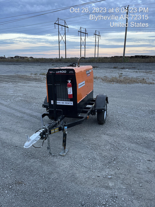 2022 Lincoln Electric LE400 Kubota V1505, Trlr, Cable Rack, Light Kit, ES Decals, T3