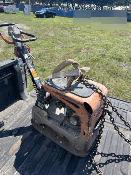 2022 Multiquip MVH158 Honda GX200, 17" Plate, Gas