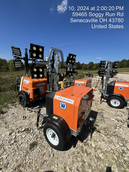 2024 Wanco WLTT-4MM4K Diesel, Deep Sea Controller, Shore Power Plug, Auto Start, (4) 350W LED Floodlights, 4kW Generator, 60 Gal Fuel Tank, 2" Ball, T3