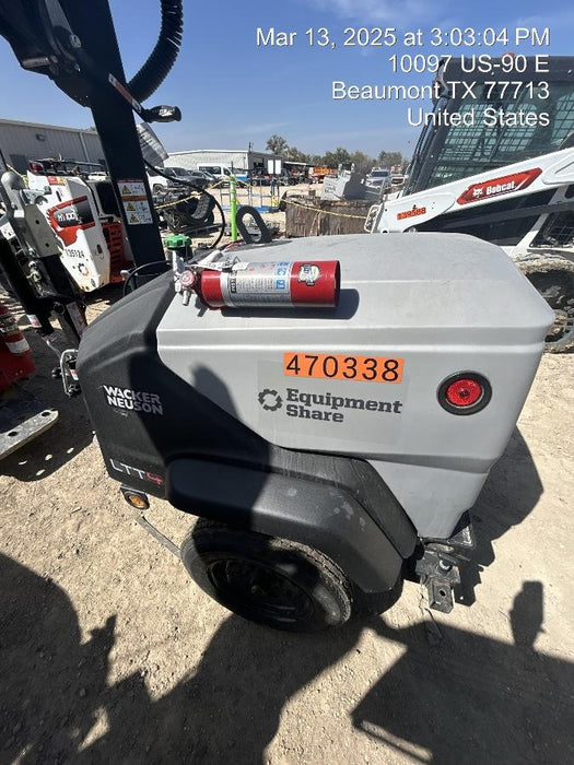 2024 Wacker Neuson LTT4 Diesel, Kohler KDW702, Deep Sea Controller, Auto Start, LED 320W, Bypass Outlet, T3