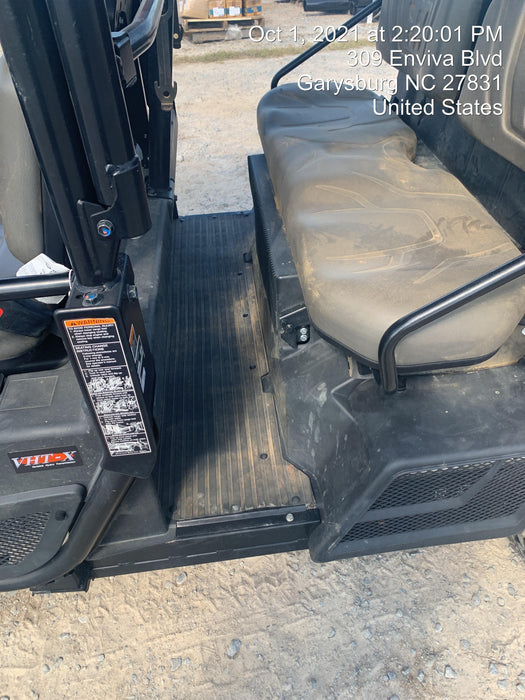 2021 Kubota RTV-X1140W-H Plastic Canopy, Windshield Acrylic Clear, LED Strobe Light, Wire Harness Kit, Back up Alarm