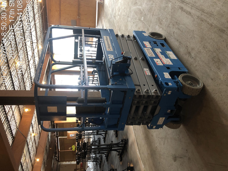 2020 Genie GS-1930 Solid Non Marking Tires, Beacon, Folding rails with half height swing gate