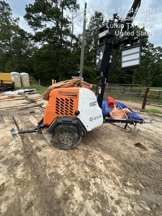 2023 Generac MLT2 Diesel, Flex Switch 120V Input, Powerzone Controller, 
(4) 320W LED Lights, 4kW Generator, 39.9 Gal Fuel Tank, 2" Ball, T3