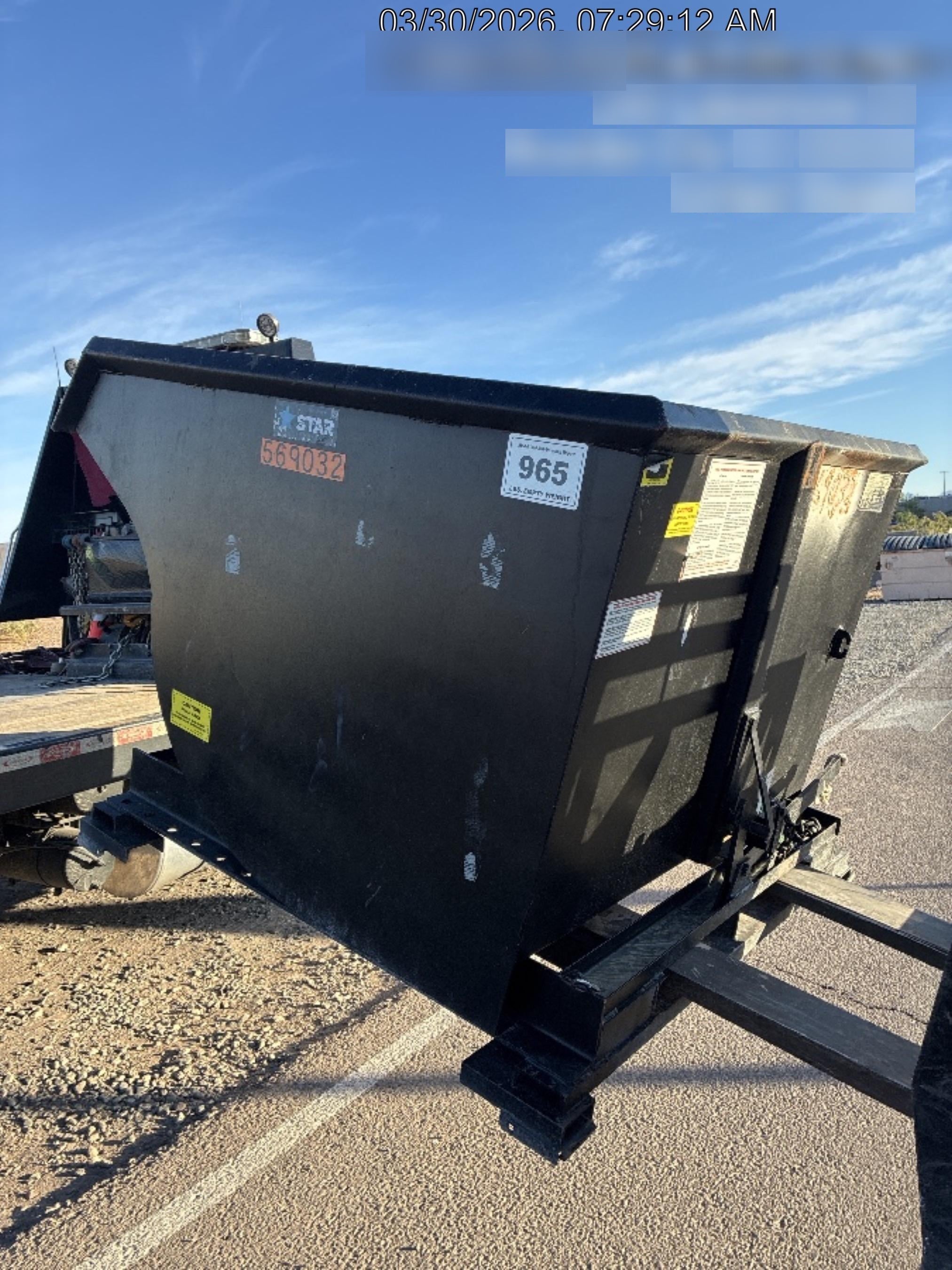 2025 STAR INDUSTRIES M-1820 - Self-Dump Hopper