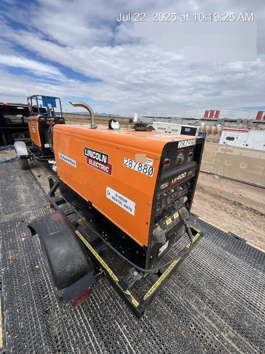 2023 Lincoln Electric LE400 Kubota V1505, Trlr, Cable Rack, Light Kit, ES Decals, T3