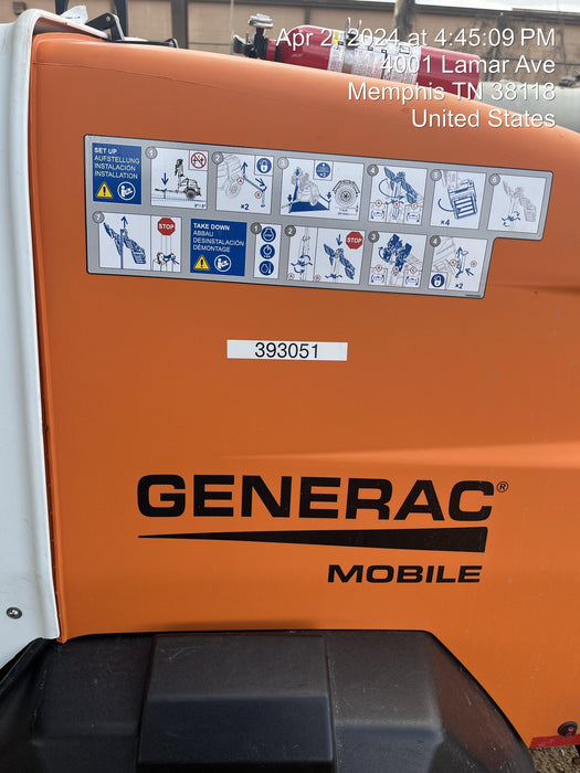 2024 Generac MLT2 Diesel, Flex Switch 120V Input, Powerzone Controller, 
(4) 320W LED Lights, 4kW Generator, 39.9 Gal Fuel Tank, 2" Ball, T3