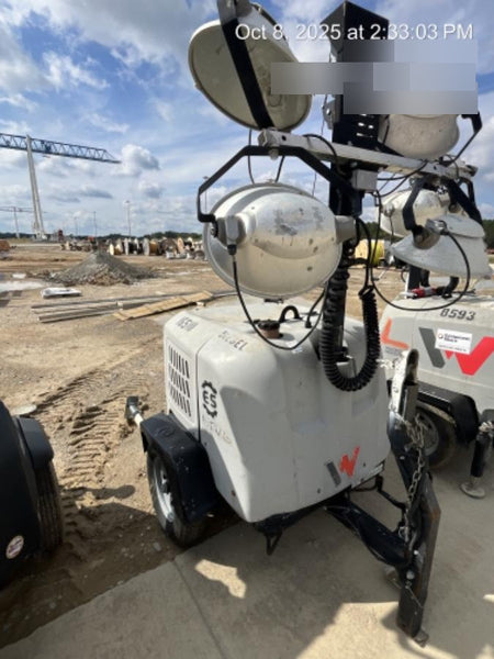 2018 Wacker Neuson LTV6L-MH Wacker Neuson LTV6L Mobile Light Tower w/Fuel Level Sensor Installed