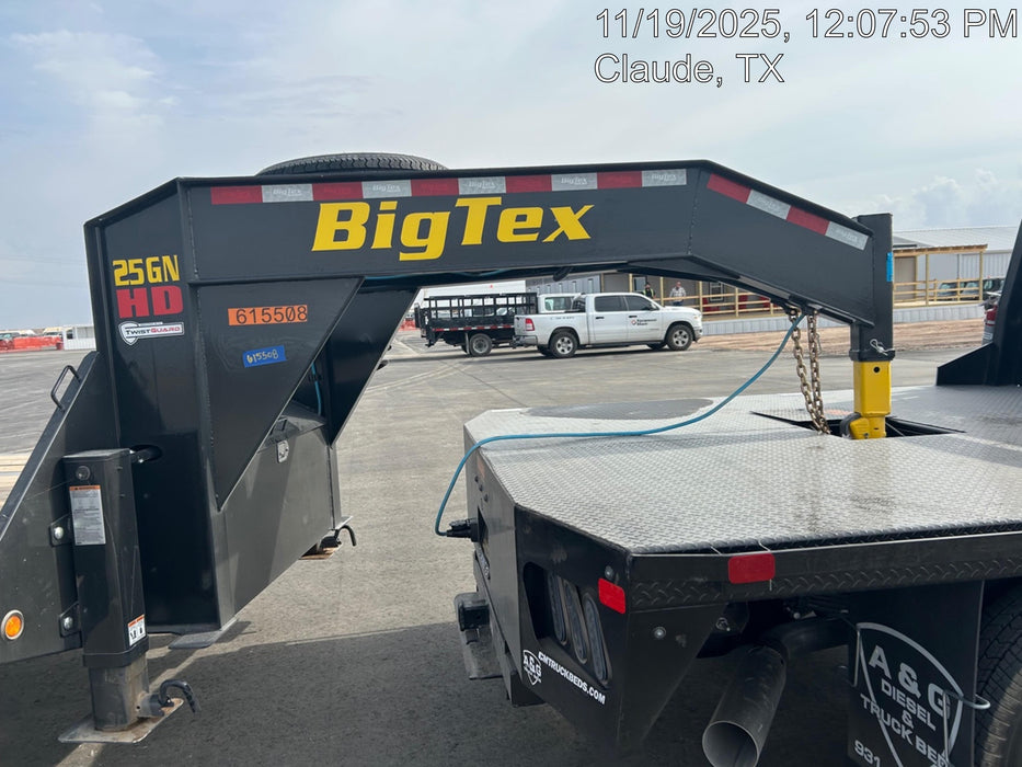 2025 BIG TEX TRAILER 25GN-40D5A-MRBK