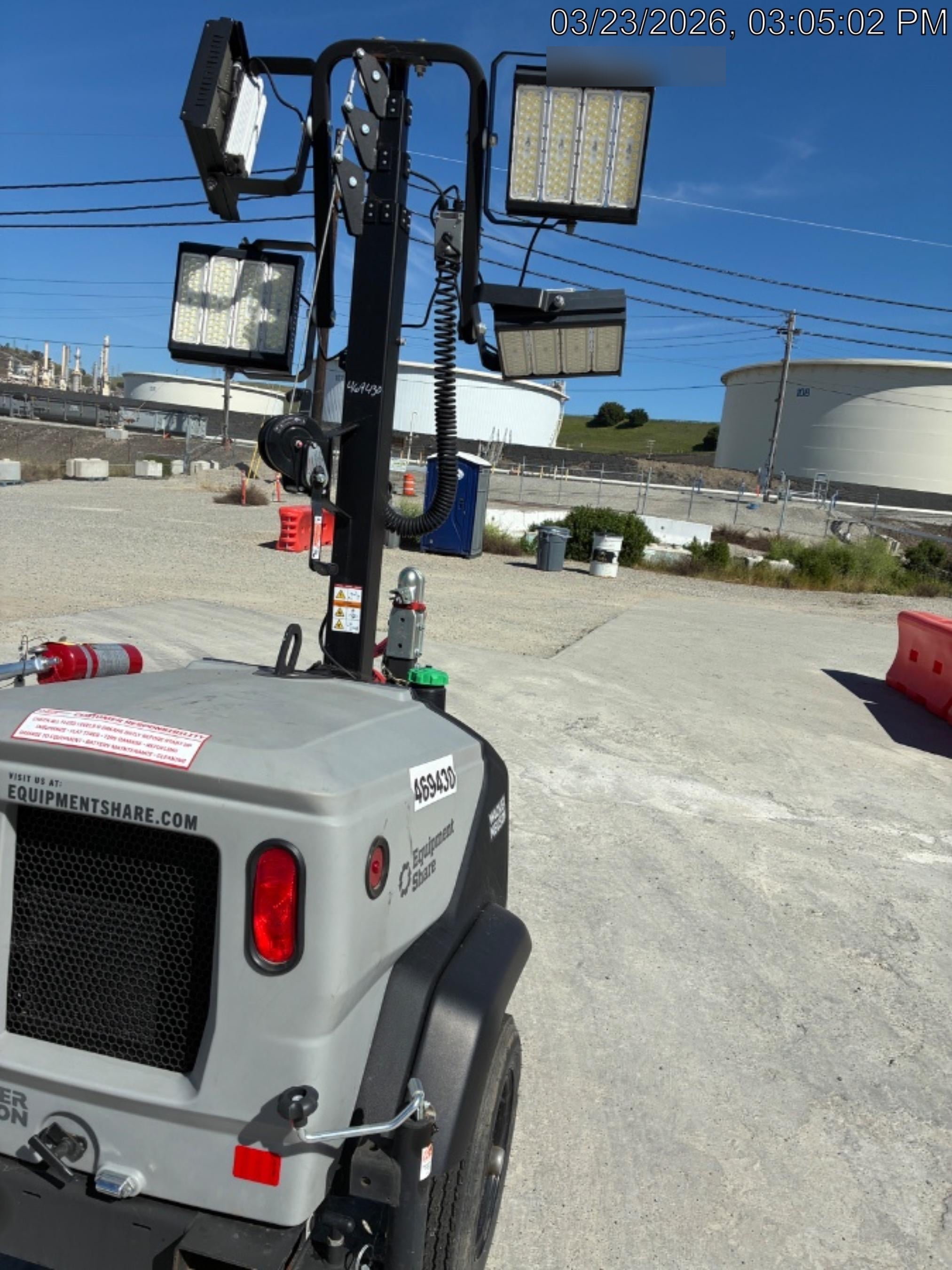 2024 Wacker Neuson LTT4 Diesel, Kohler KDW702, Deep Sea Controller, Auto Start, LED 320W, Bypass Outlet, T3
