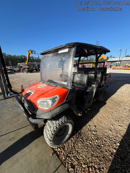 2022 Kubota RTV-X1140W-H Plastic Canopy, Windshield Acrylic Clear, LED Strobe Light, Wire Harness Kit, Back up Alarm